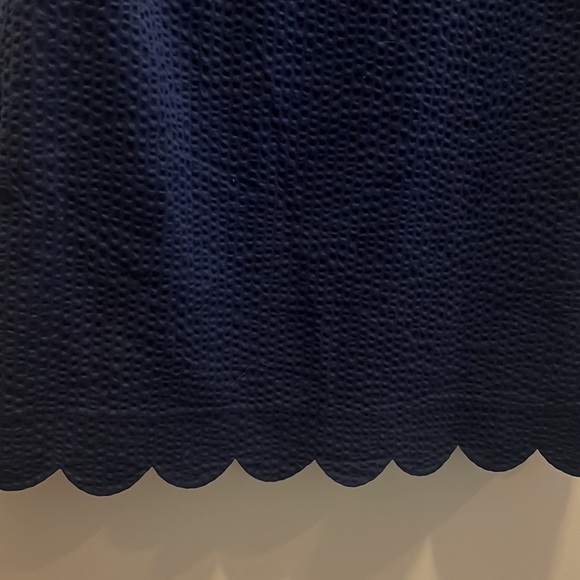 Vineyard Vines Seersucker Scallop Cisco Swing Dress | 4 - Picture 5 of 10